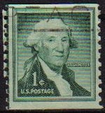 USA 1954 Scott 1031 Sello º Presidente George Washington (22/1/1732-14/12/1799) Etats Unis Estados Unidos 